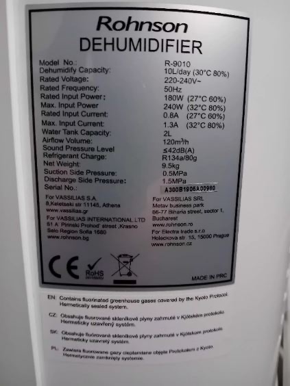 Odvlhčovač vzduchu - 3