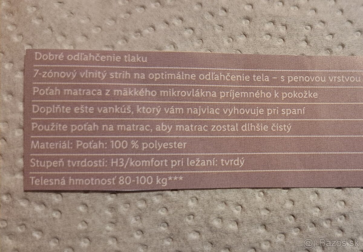 7 zonovy matrac 90x200x17 - 3