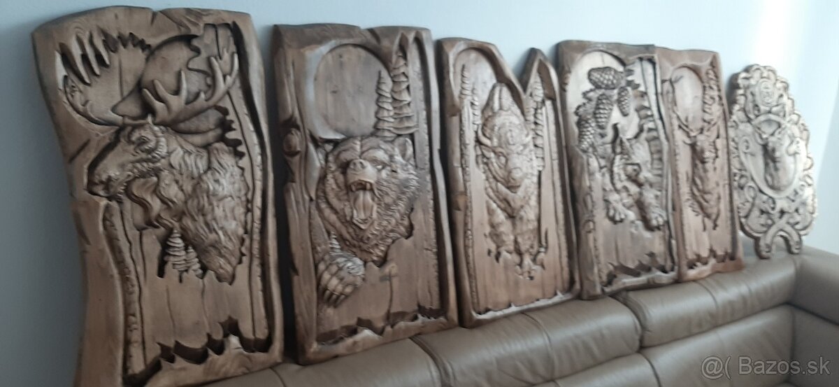 Drevené obrázky Poľovnicke motivy 60×40cm.hrubka4cm - 3