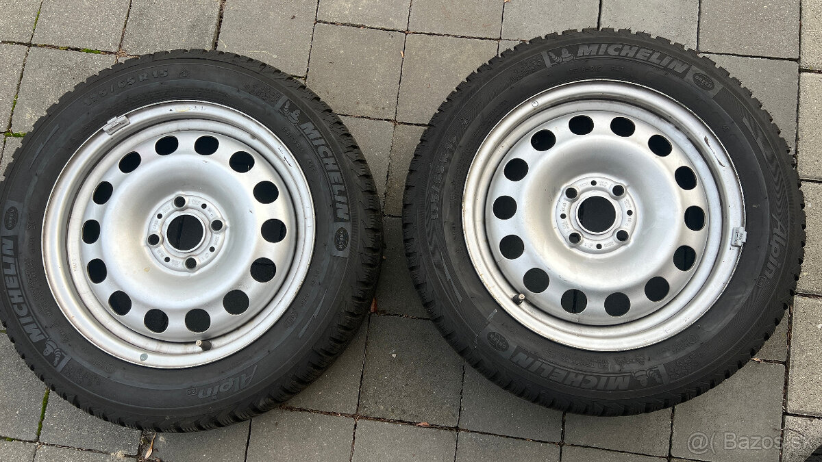 Predám 4 ks plechové disky 5,5Jx15 originál na Mini Cooper - 3