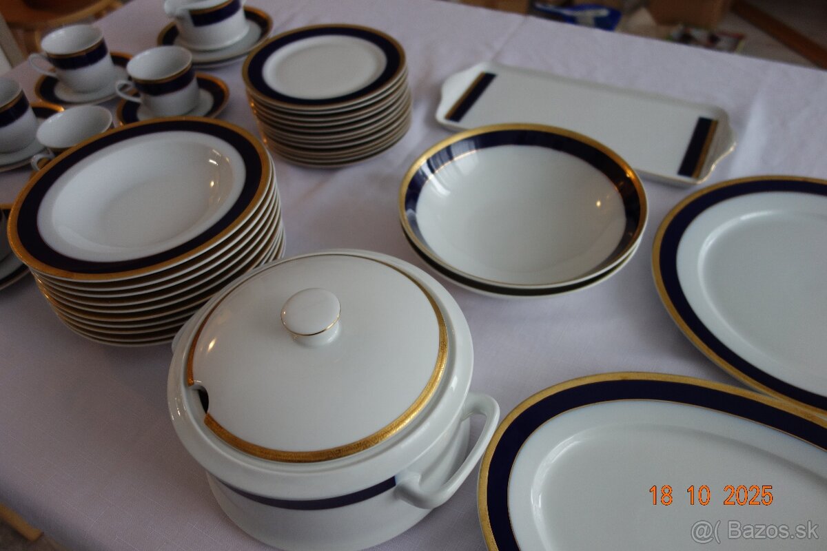 Porcelánová súprava bohemia crystal leander 1946 - 3