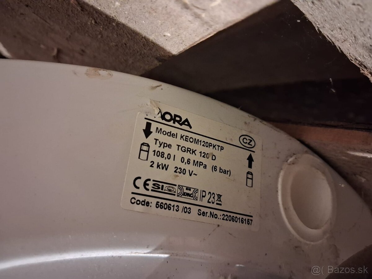 Bojler KEOM 120 PKT P - 3