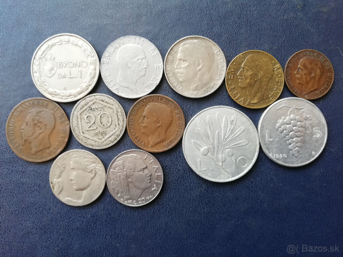 pamätné a staré mince Talianska + Chorvátsko - 3