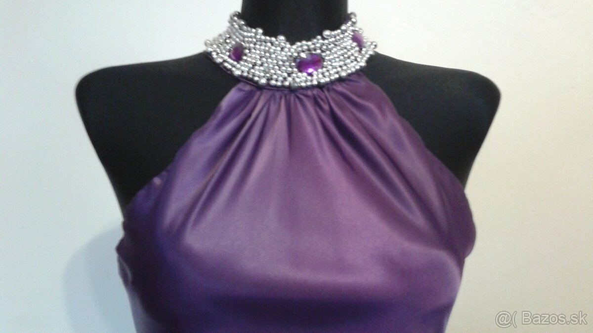 Fialové koktejlky Daniela, nové, veľ. 40 - 3