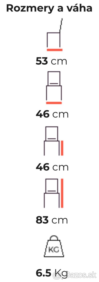 Interiérové stoličky 4 ks - 3