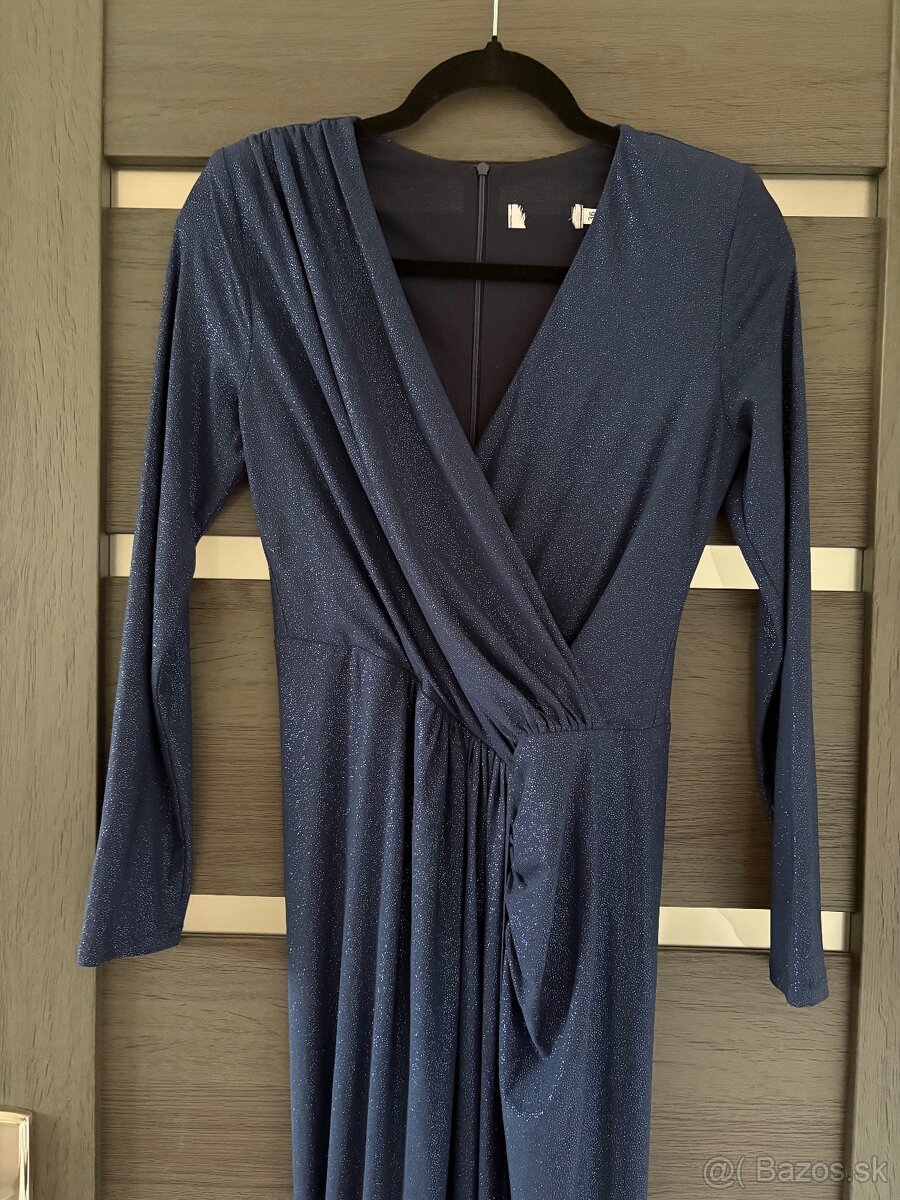 Trblietavé spoločenské šaty 36/S - 3