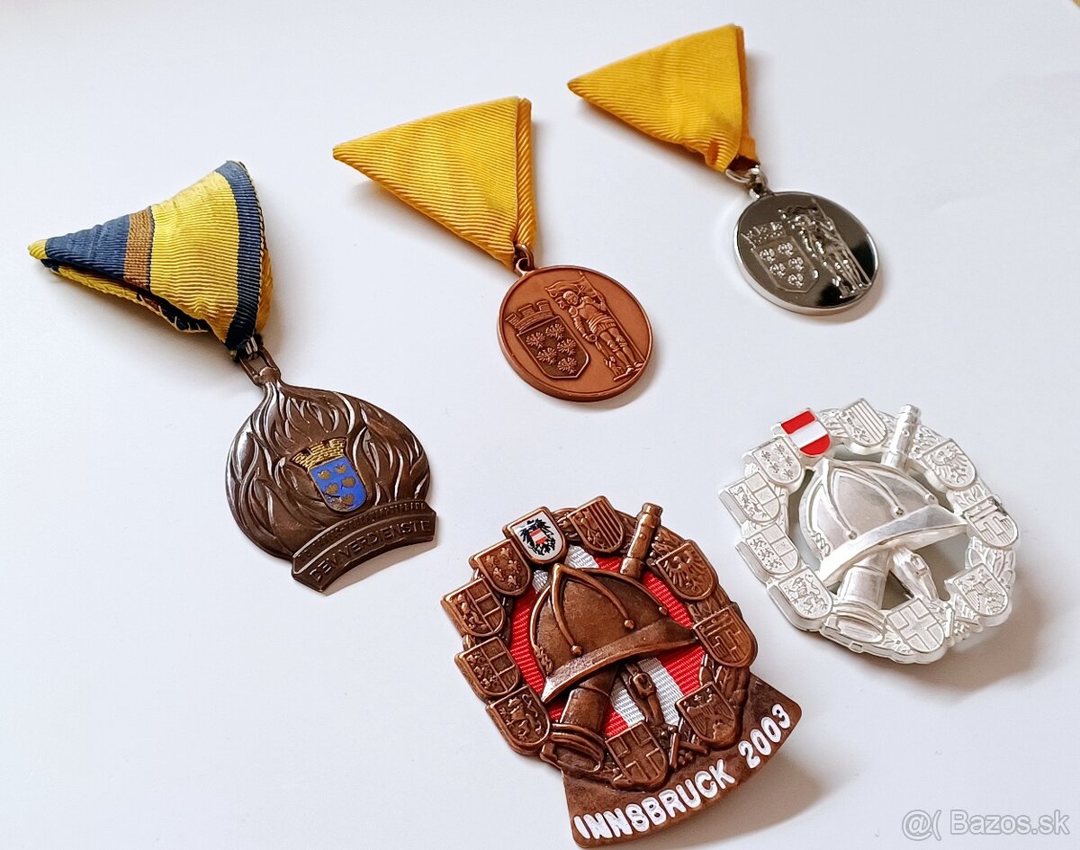 Hasičské odznaky požiarnici Rakusko - 3