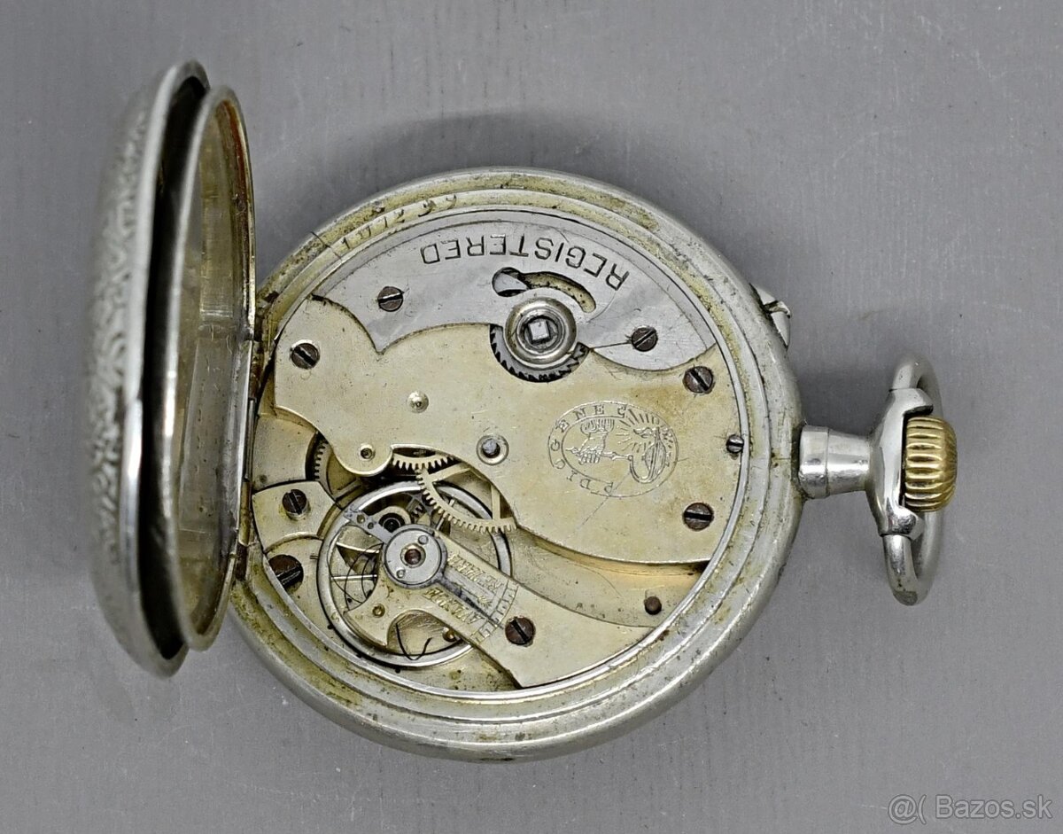 Kapesní hodinky s malovaným ciferníkem - nejdoucí - 3