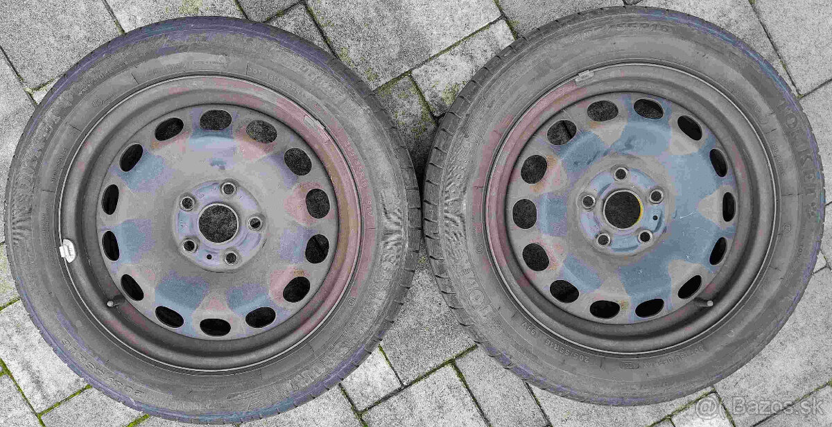 Letné pneu TOMKET SPORT 205/55/R16 na plech.diskoch 2ks - 3
