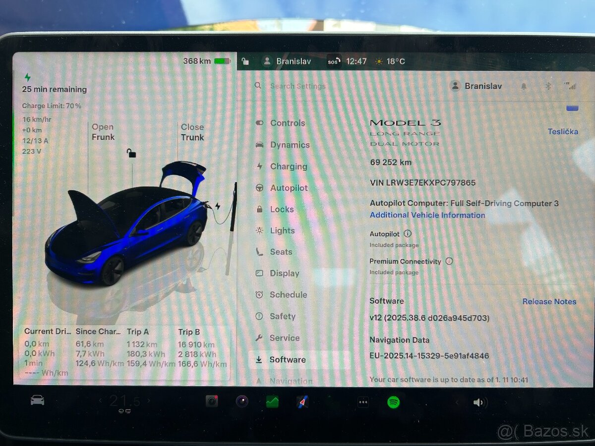 Tesla model 3 (Refresh) 94 % SOH Long Range All-Wheel Drive - 3