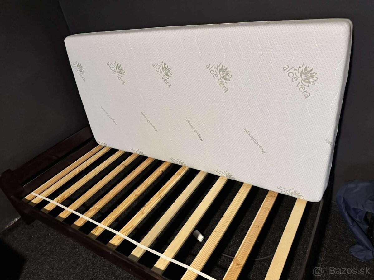 Jednolozkova postel s madracom - 3