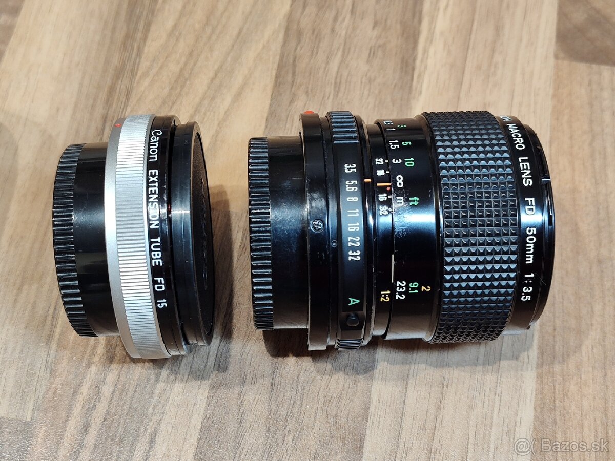 Objektiv Canon FD 50mm /f3.5 Macro - 3