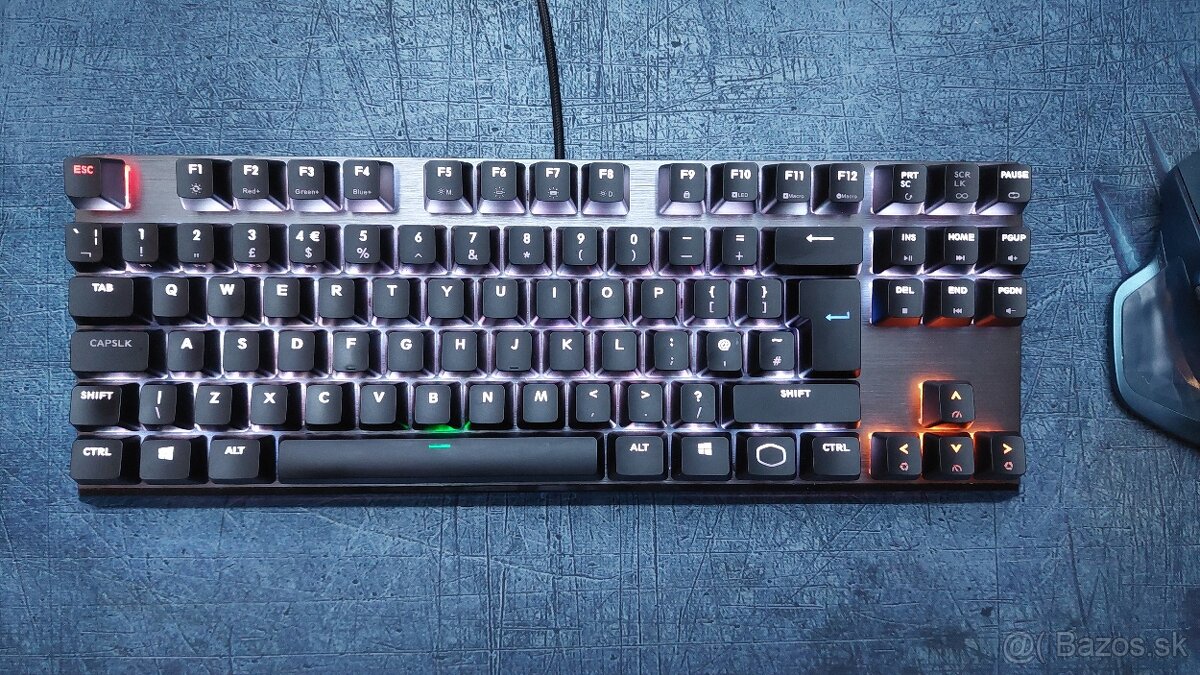 Cooler Master MK730 klavesnica, TKL, cervene spinace - 3