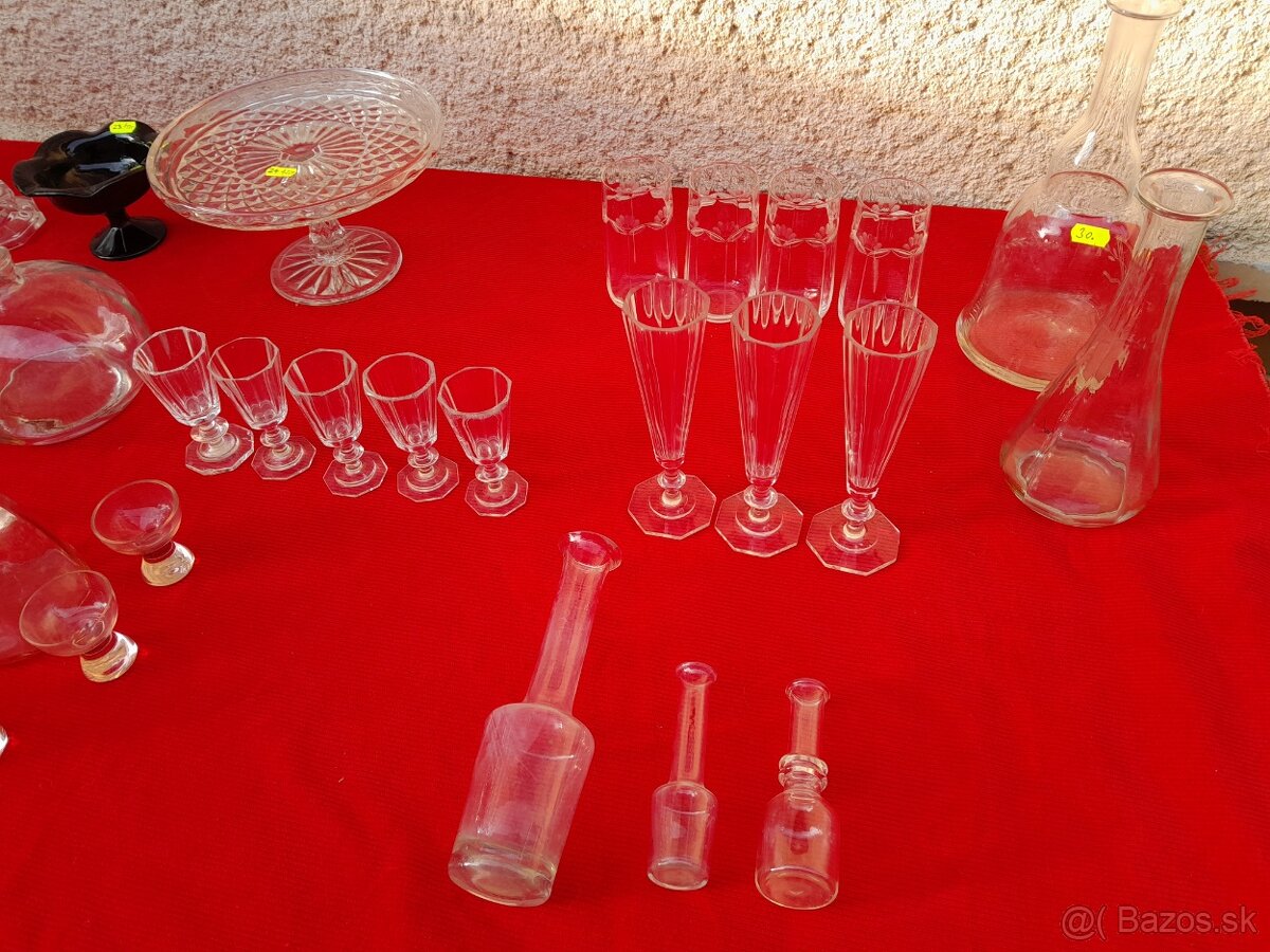 Staré historické sklo 2. - 3