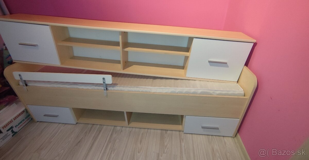 Posteľ+regál+ skriňa - 3