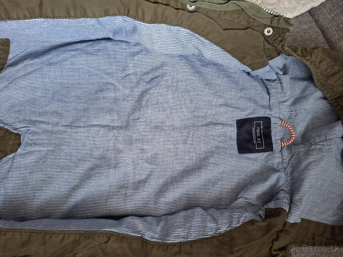 Tmavozelená bunda pre chlapca 92 - 3