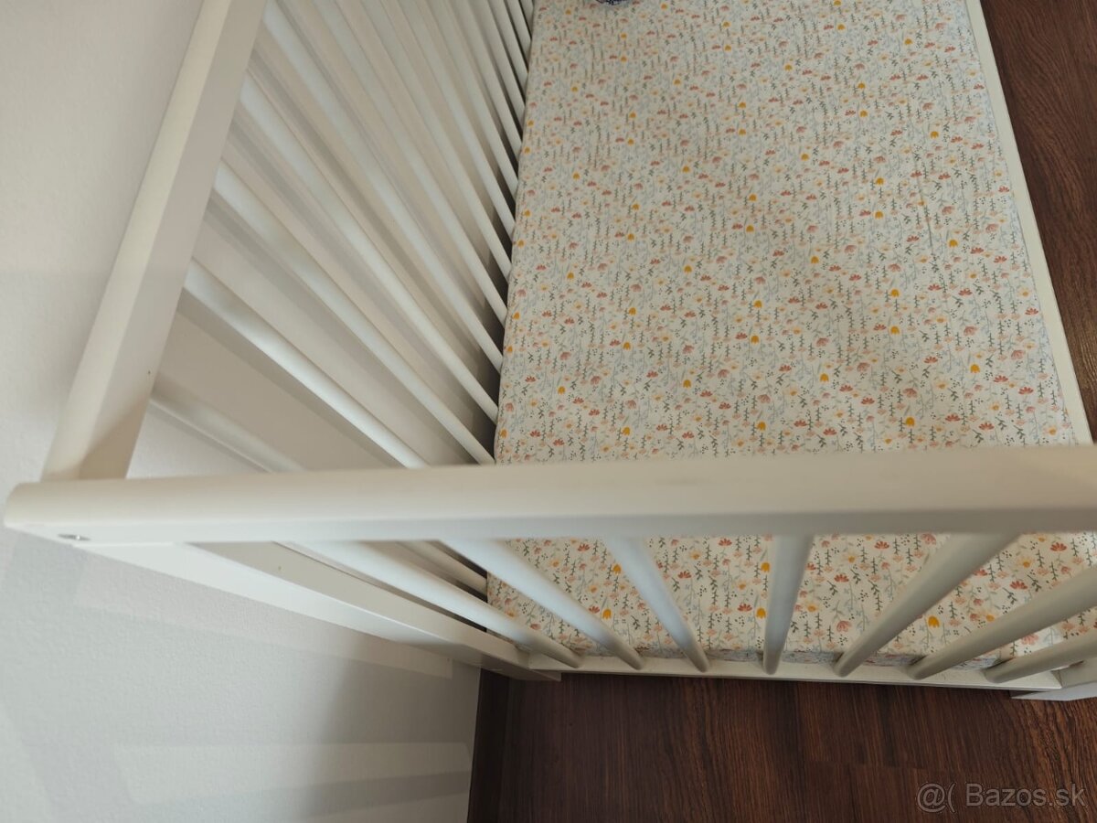 GULLIVER Detská postieľka, biela, 60x120 cm - 3