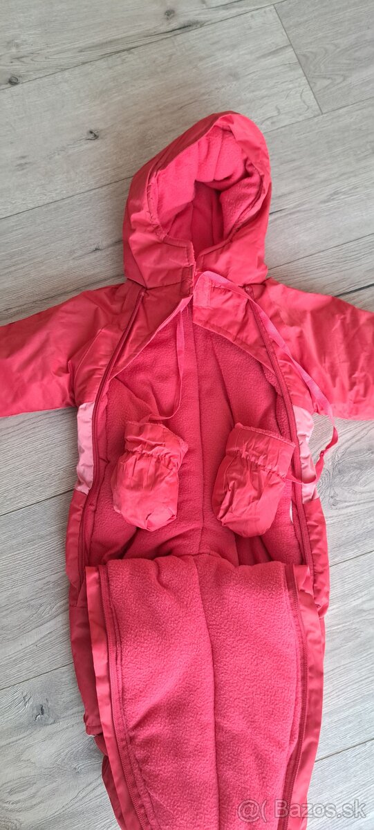 Dievčenská zimná kombinéza vel.74 - 3