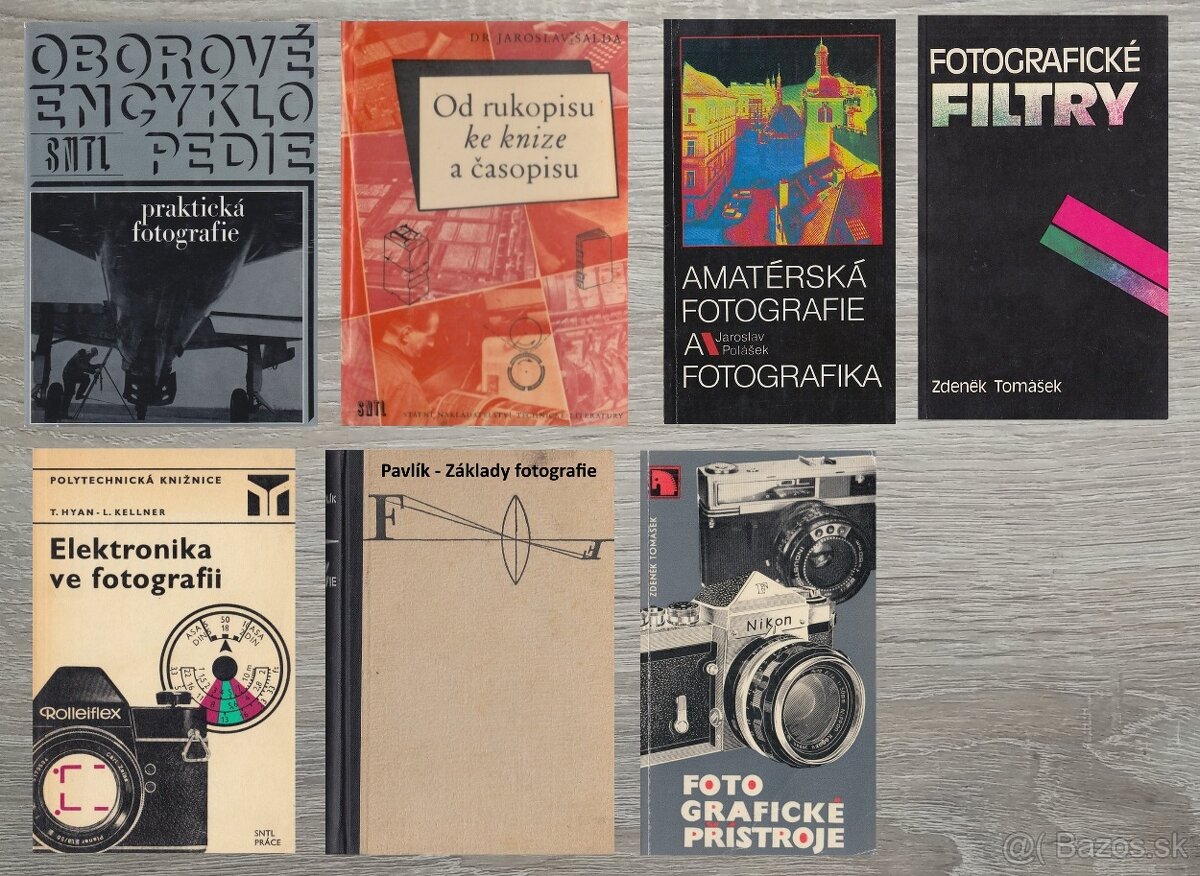 Knihy o fotografii a polygrafii - 3