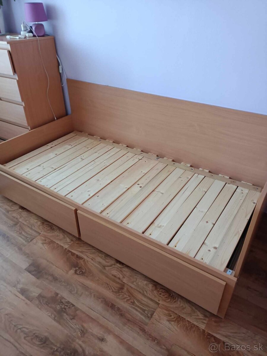 Drevená rozkladacia posteľ - 3