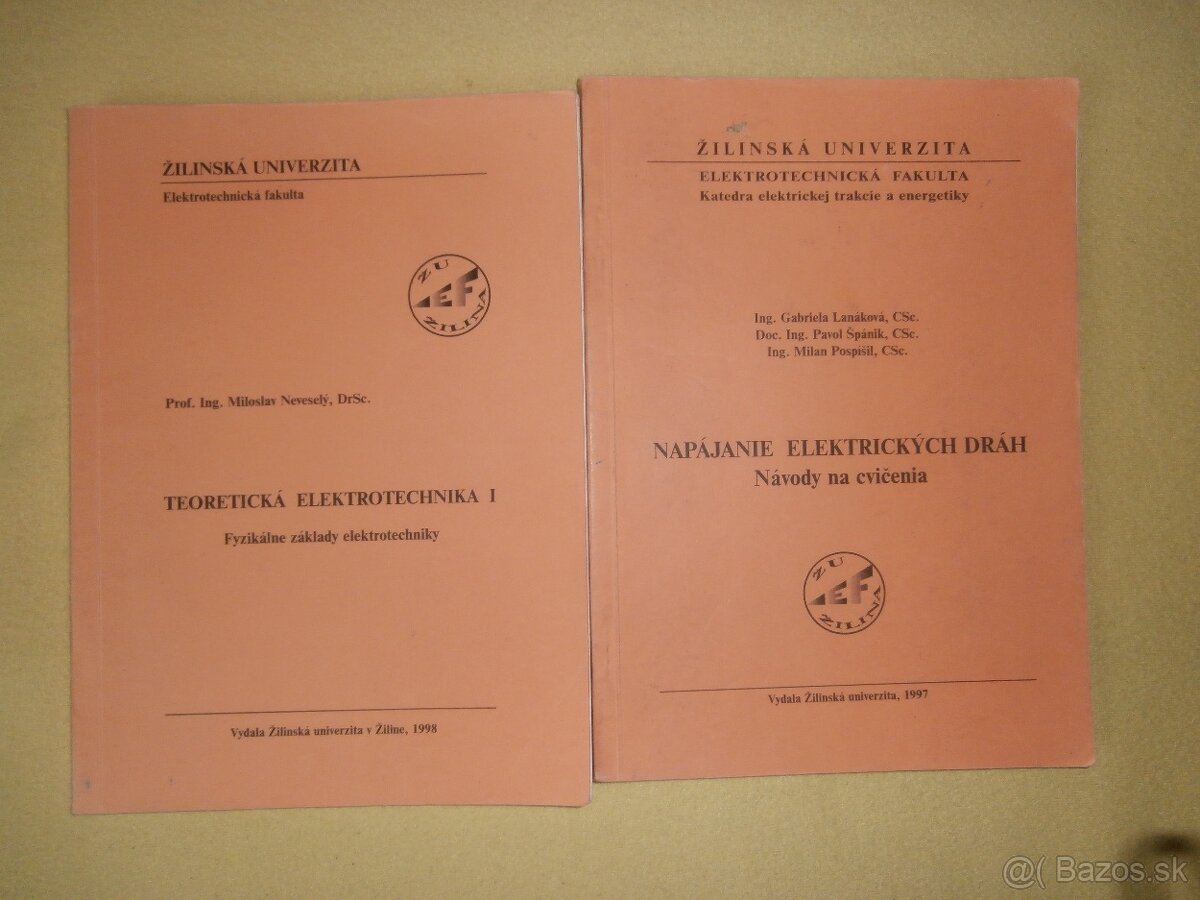 Skriptá Elektrotechnická fakulta Žilina - 3