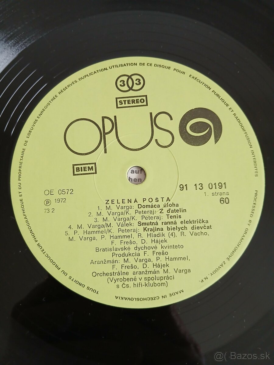 Pavol Hammel & Marián Varga – Zelená Pošta - 3