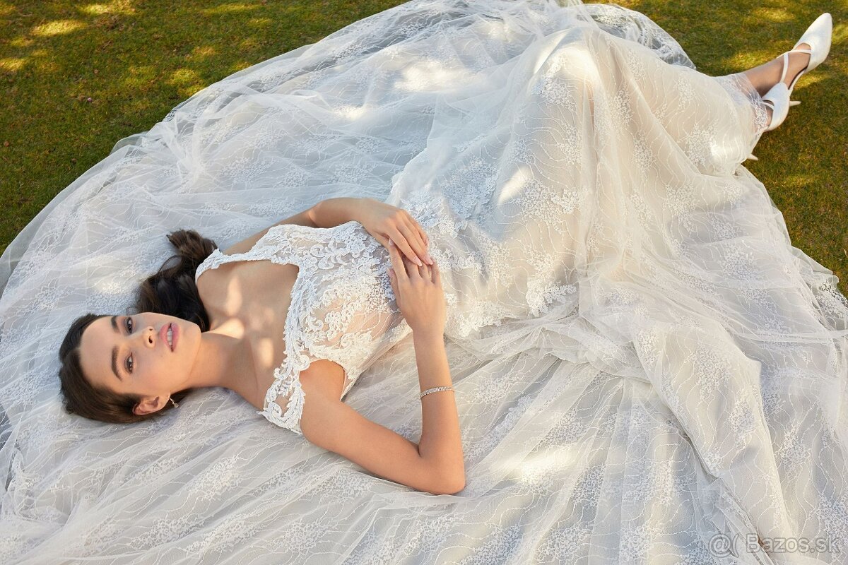 Krajkové svadobné šaty - 3