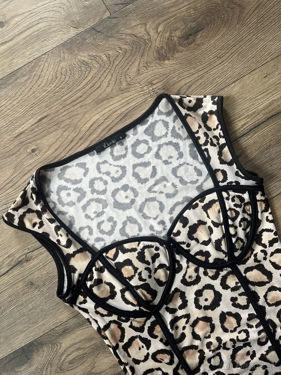 Damske saty koktejlove s push up vrchom, vel. 36 - 3