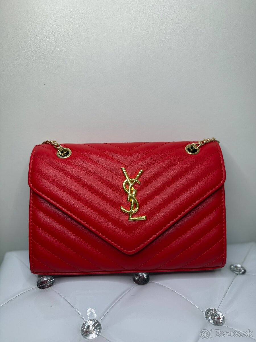 yves saint laurent kabelka cervena - 3