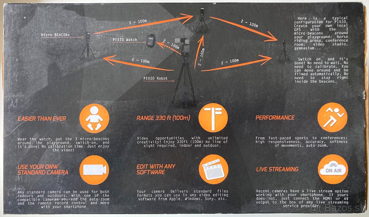 Automatický kameraman Pixio Move ’N See - 3