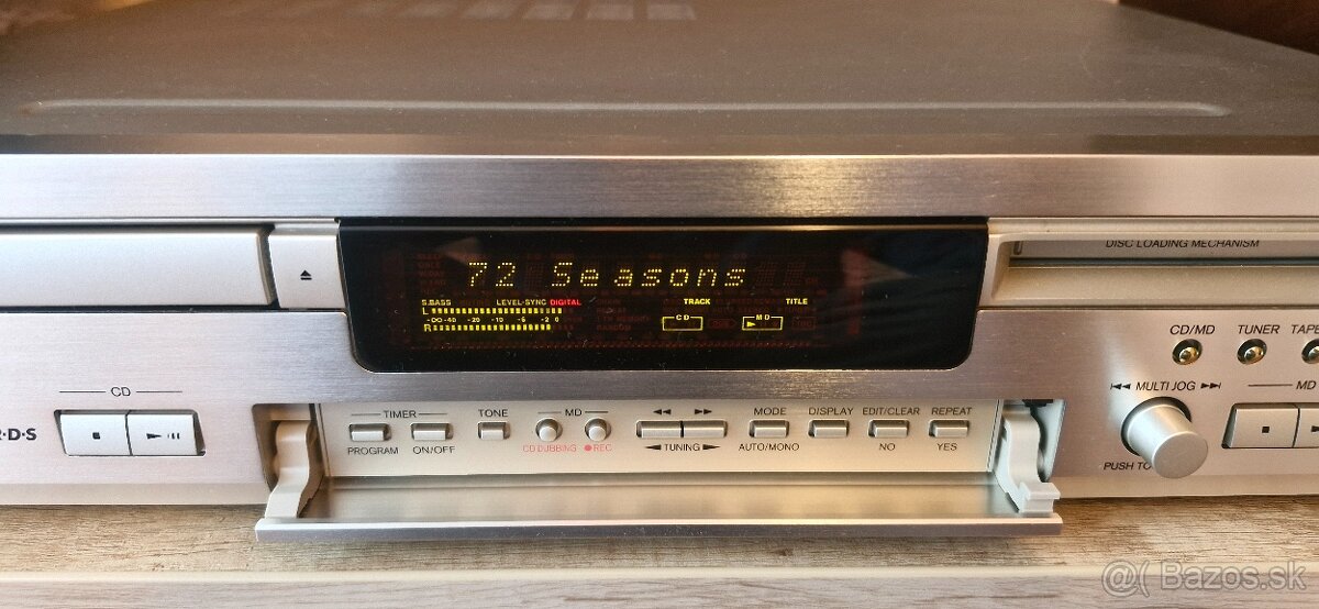 Predám ONKYO FR-435 – CD/MD Receiver + 5ks MD - 3