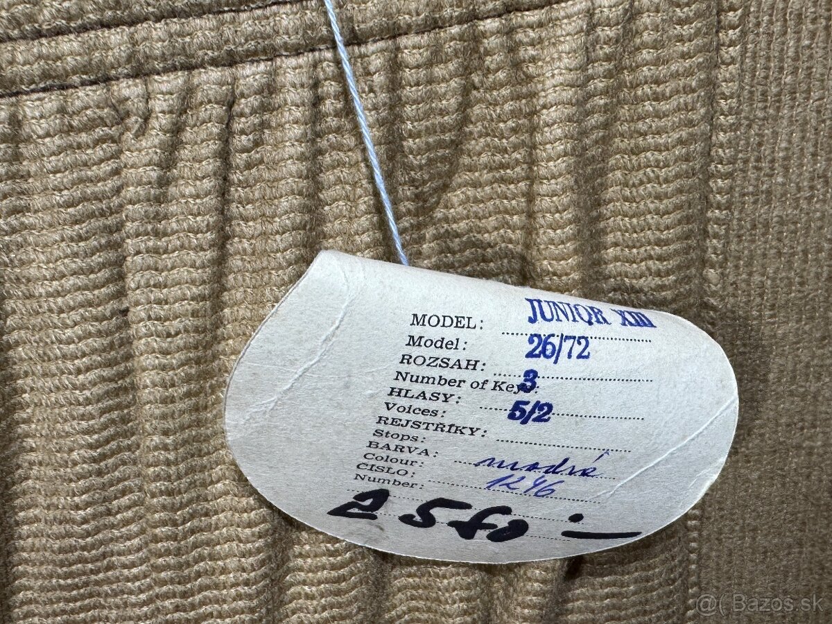 Akordeon Delicia Junior XIII 72 basovy velmi malo pouzivany - 3