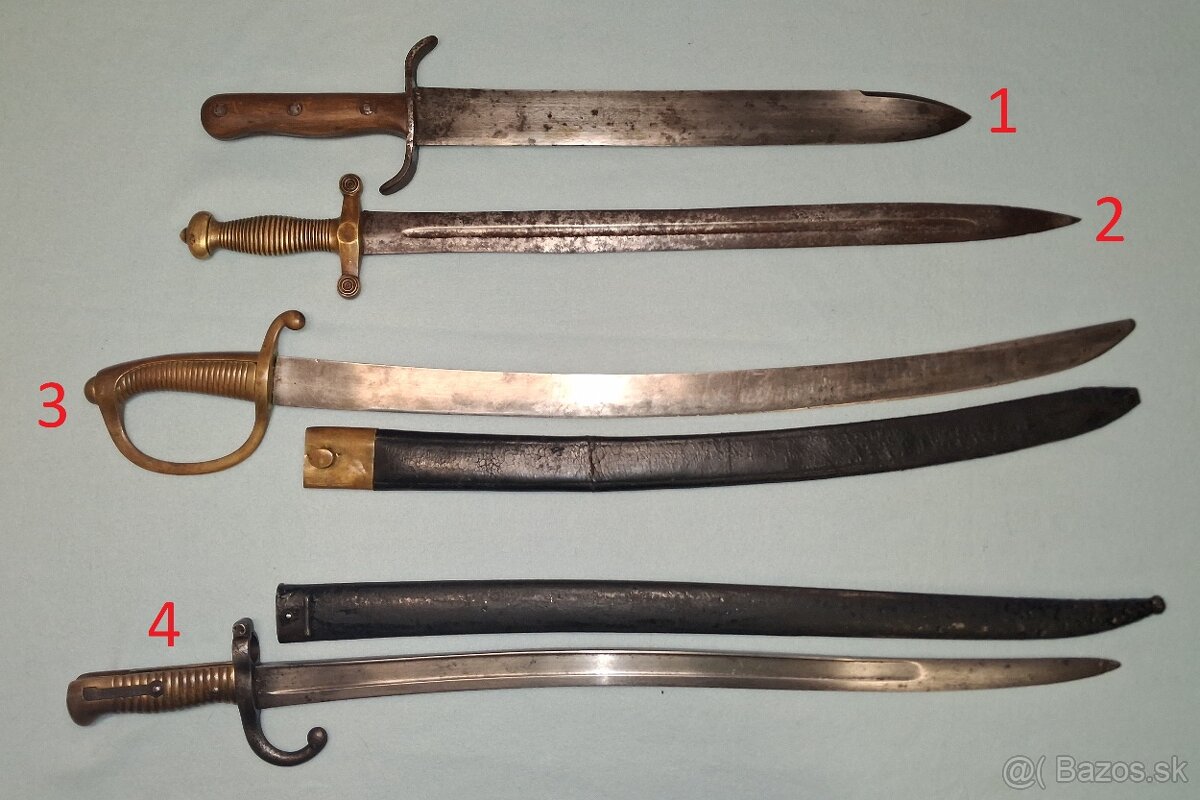 tesak, šabľa, bodák, bajonet - 3