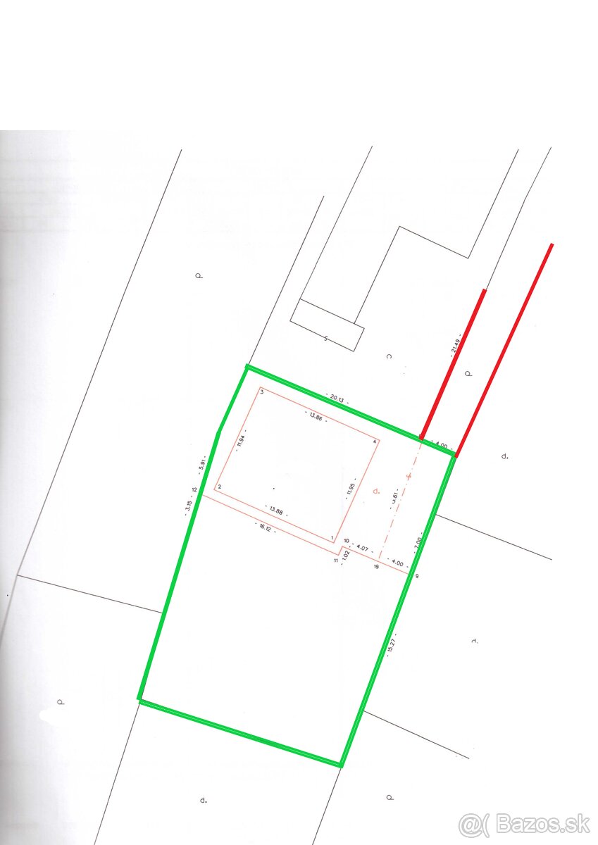 Pozemok-viacúčelový objekt "dom". - 3