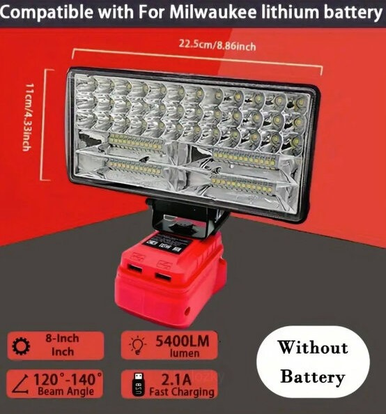 LED svetlo na batérie MILWAUKEE M18 - 3