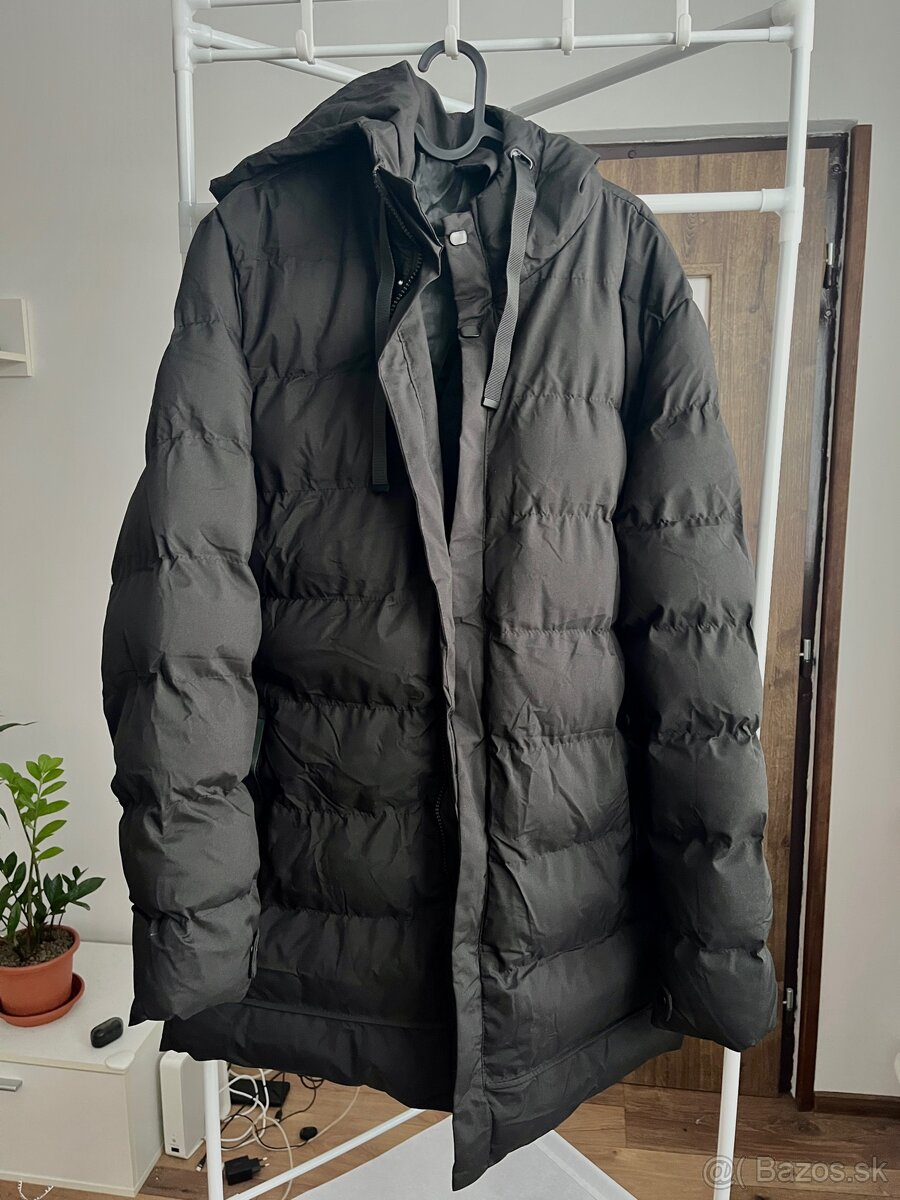 Pánska dlhá zimná bunda s kapucňou - 3