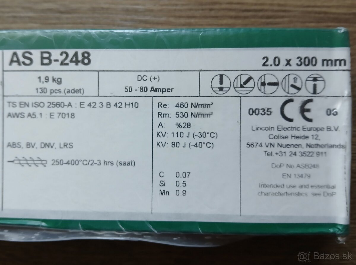 ZVÁRACIE ELEKTRÓDY 4,5 kg - NOVÉ - 3