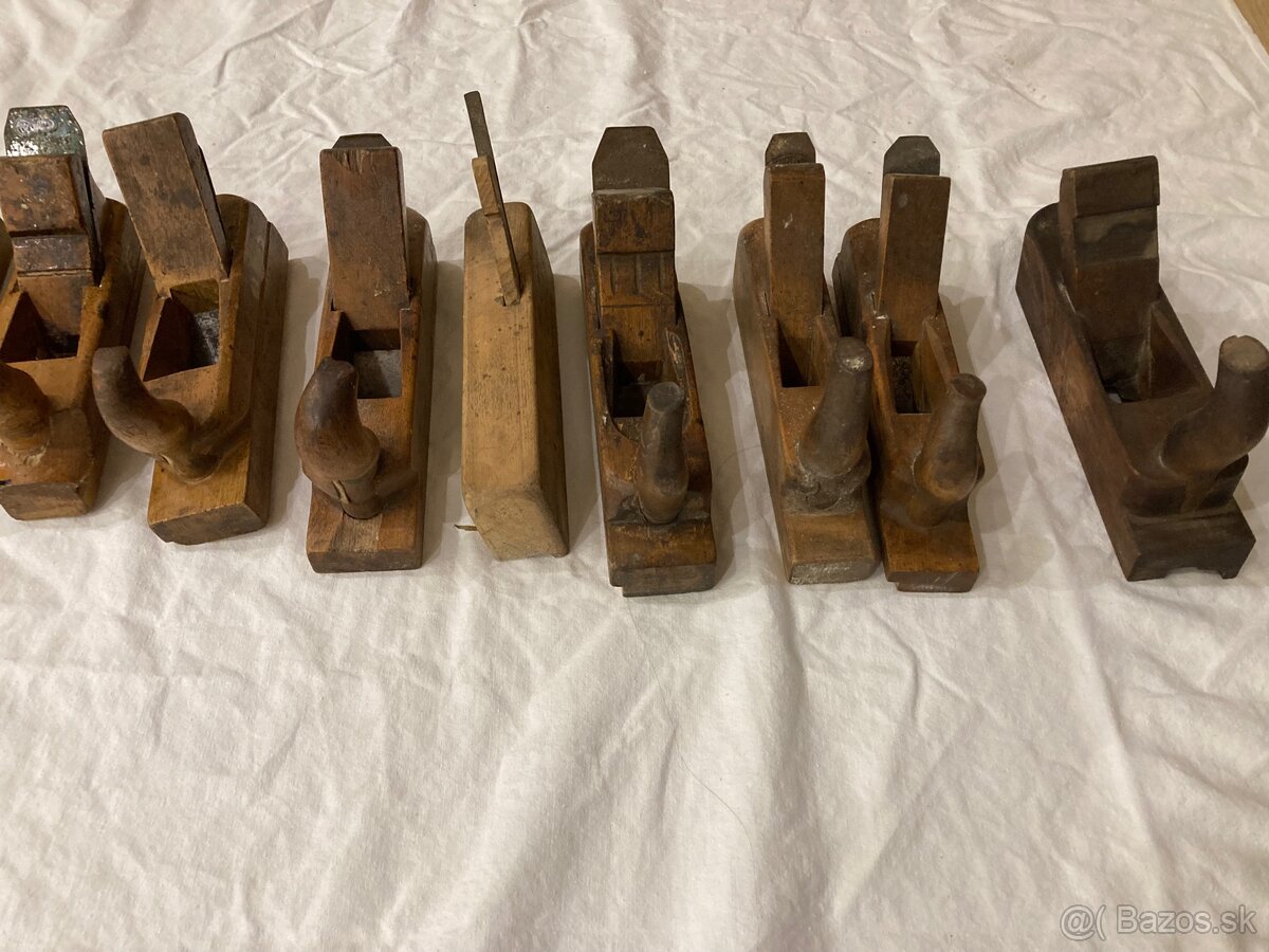 Drevený hoblik, drevené svorky - 3