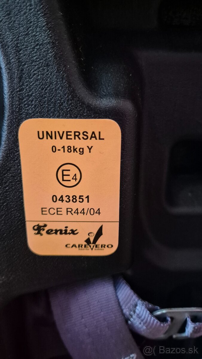 CARETERO detská autosedačka 0-18kg - 3