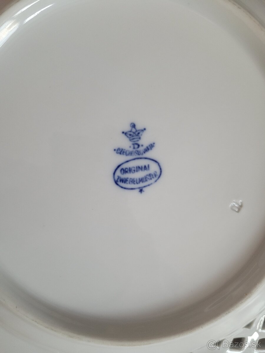 Dubí päťhranná prelamovaná misa - 3