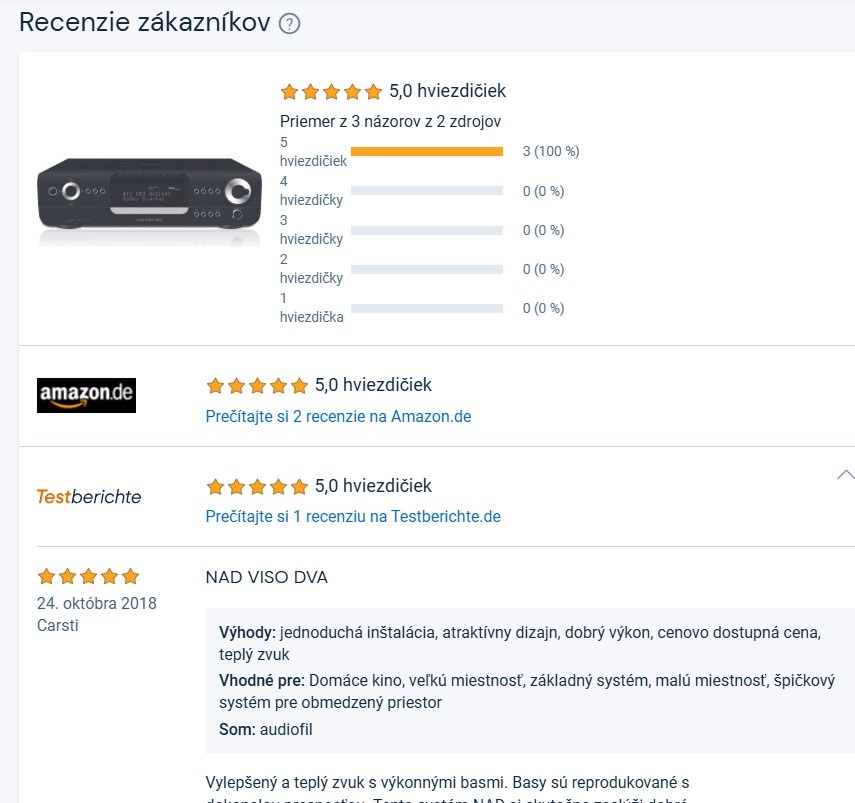 NAD VISO TWO stereo receiver s DVD prehrávačom - 3