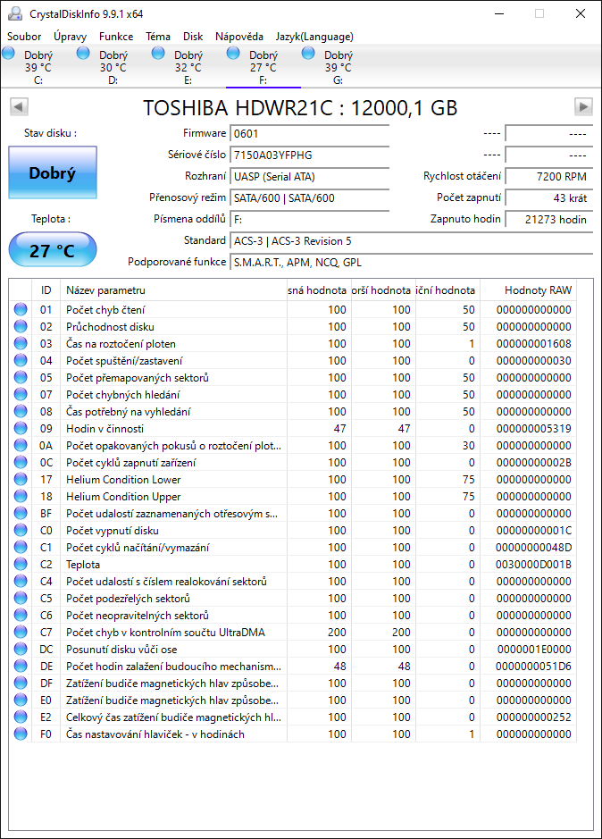 Predam HDD12Tb Toshiba 2 ks - 3