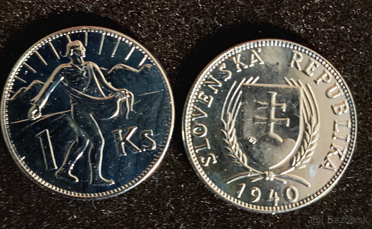 VZÁCNE MINCE REPLIKY: SLOVENSKÝ ŠTÁT-nezrealizované návrhy - 3