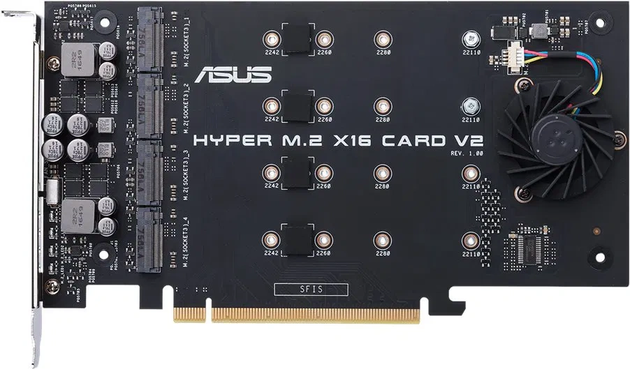 ASUS HYPER M.2 x16 Card V2 - 3