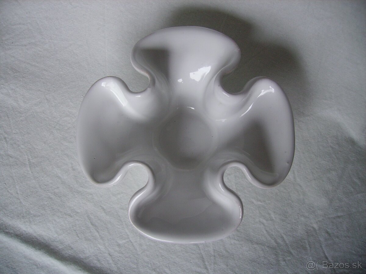 Keramický biely svietnik - 3