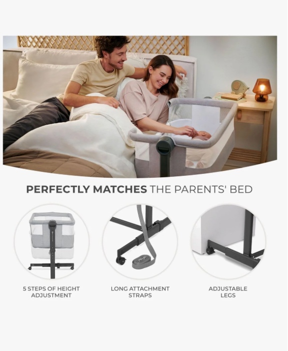 Detská polohovatelna postielka - 3