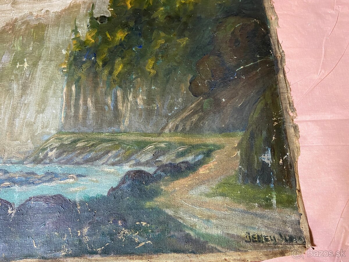 Jenen - maľba na plátne bez rámu - 3