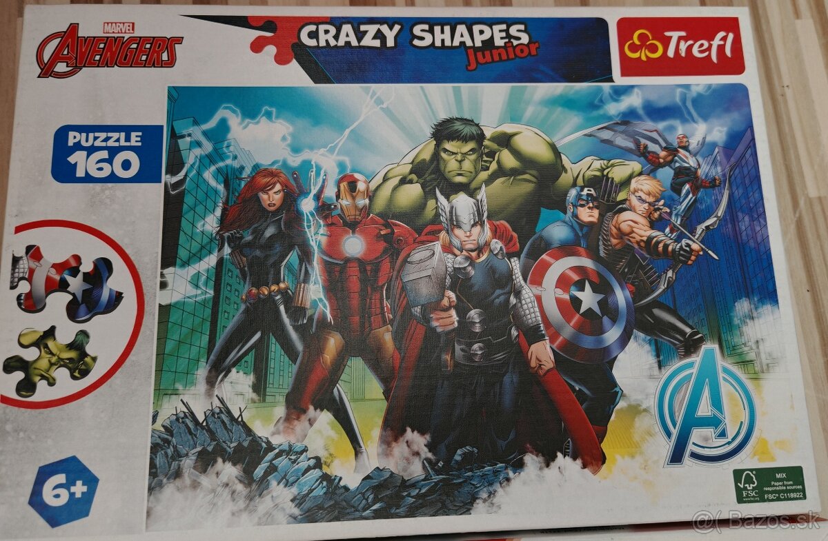 Puzzle rôzne od 6 rokov - 3