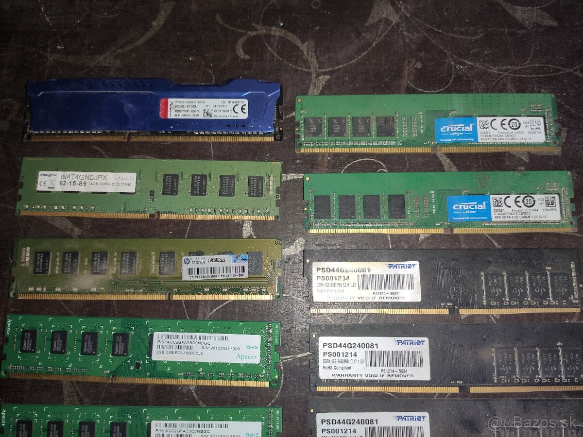 Rôzne pamäte RAM - 3