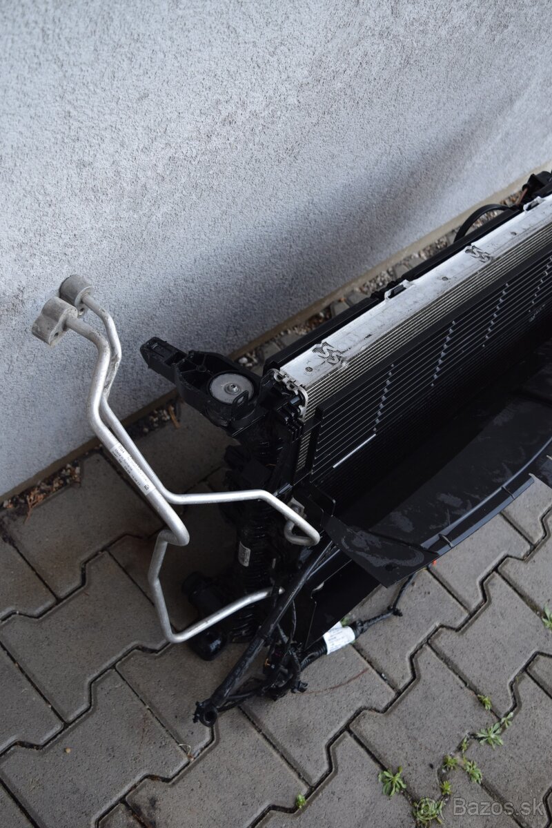 porsche macan 95B turbo 3.6 stena chladicov chladice vetrak - 3